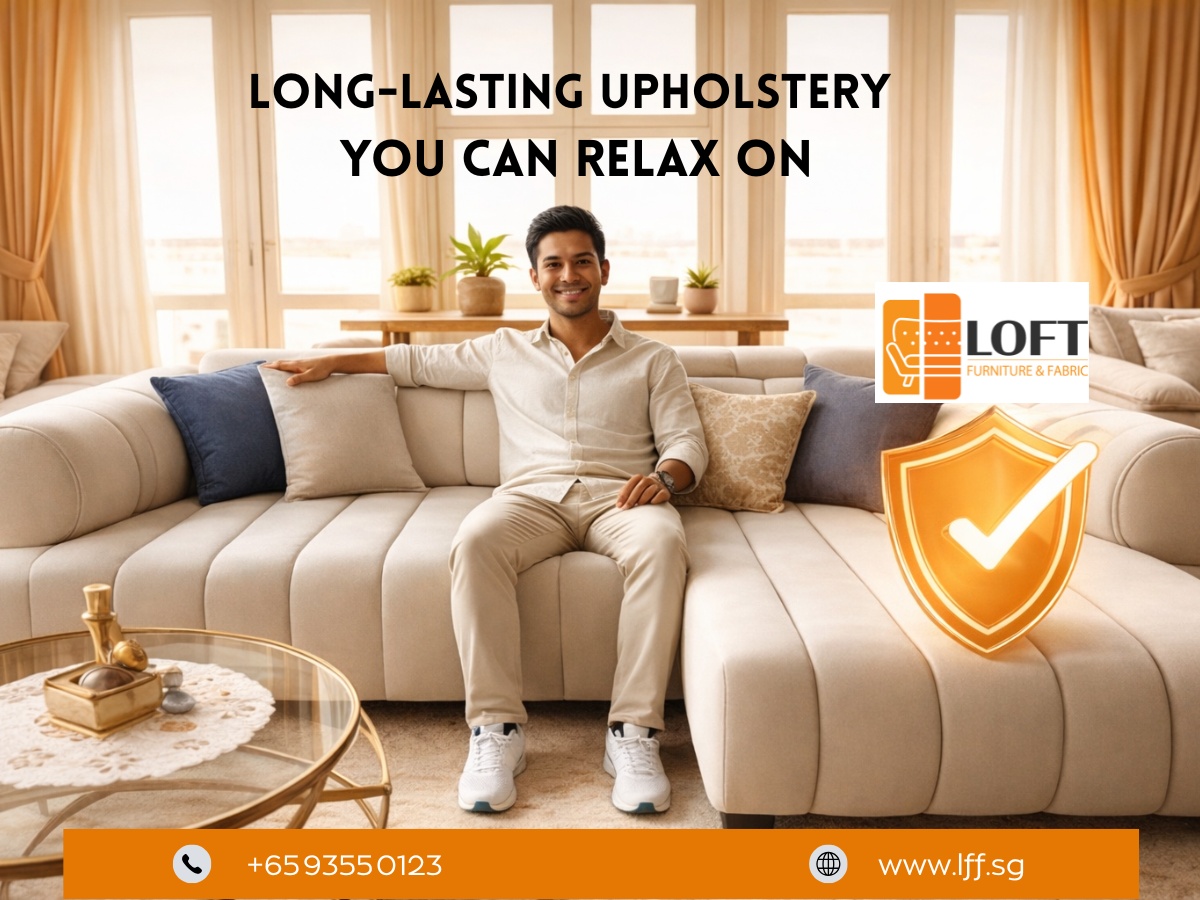 Sofa seat upholstery by Loft Furniture & Fabric