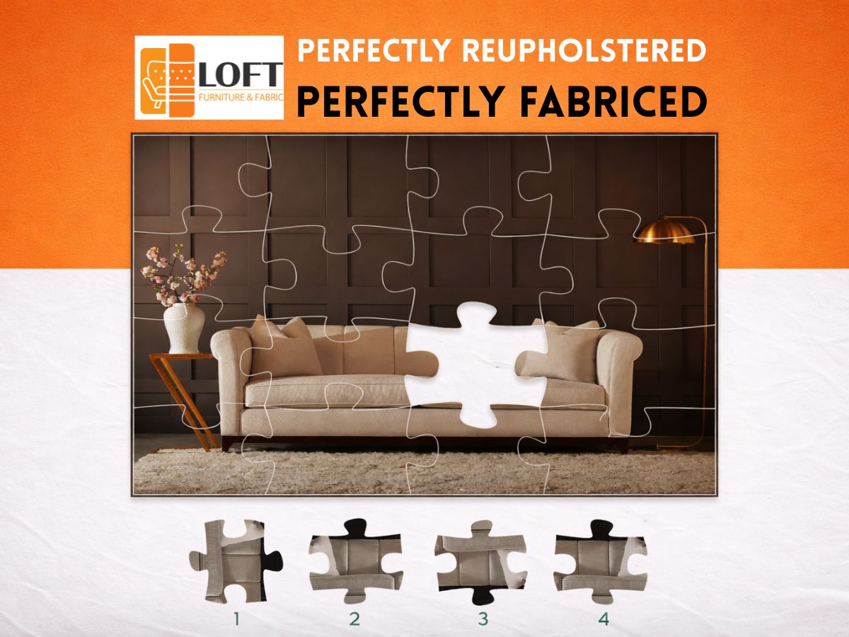 Perfect upholstery with custom fabric in Singapore
